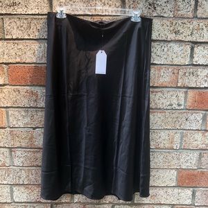 Universal Standard Bias Cut Midi Silk Skirt NWT-16